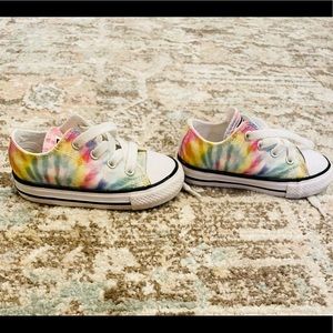 Converse pastel tie dye toddler girl